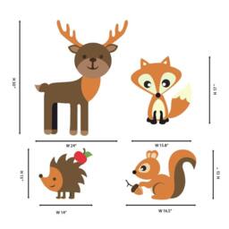Baby Boy Nursery Ideas Animals Wall Sticker Decals Room Decor For Decalisland -Baby Sd 040 - thumbnail 2