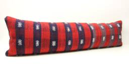 King Size Kilim Pillow Cover, 14x48 Turkish Lumbar - thumbnail 1