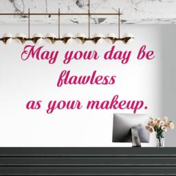 Makeup Wall Decal - Beauty Salon Artist Cosmetics Lipstick Art Hs121 - thumbnail 3