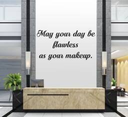 Makeup Wall Decal - Beauty Salon Artist Cosmetics Lipstick Art Hs121 - thumbnail 1