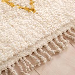 Authentic Beni Ourain Rug, Moroccan Rug 3x5 Ft, Handmade Berber Carpet, Genuine Wool Rug, Area Tapis Berbere, Teppich - thumbnail 4