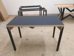 Industrial Style Dining Table Aquarius, Top Furniture, Stable, Stable Table Legs, Ergonomic Design, Oak & Ash Tree