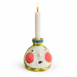 Whimsical Luminary Gift , Colorful Tealight, Gold Luster Tea Light, Winter Candle, Gift, Romantic Unique Tealight - thumbnail 2