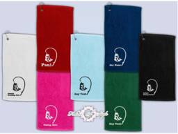 Personalised Embroidered Fishing Towel Gift For Dad, Grandad, Friend - thumbnail 1