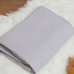 Light Grey High Quality 100% Linen Duvet Cover Very Soft & With Snap Buttons, Custom Orders, King, Queen, Full, Single, Twin, Double Size - thumbnail 2