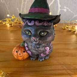 Black Cat Figurine Licensed - thumbnail 4