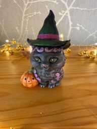 Black Cat Figurine Licensed