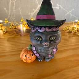 Black Cat Figurine Licensed - thumbnail 2