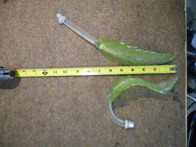 Leaves, Spare Parts For Chandeliers With Broken Pieces, Green, in Blown Murano Glass