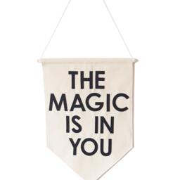 The Magic Is in You Banner - Kids Room Decor Pennant Flag Wall Hanging Banner Wall Encouragement Gift Magic - thumbnail 3
