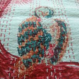 Bedspread Owl Print New Indian Handmade Kantha Quilt Bedspread Blanket Coverlet Size Queen - thumbnail 3