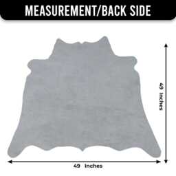 statement Large Cowhide Accent - Premium Dark Brown & White Hair-On Leather Rug - thumbnail 3