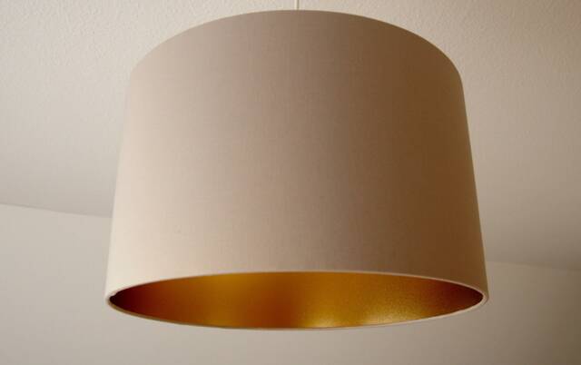 "Lampshade ""Taupe-Gold" - image 1