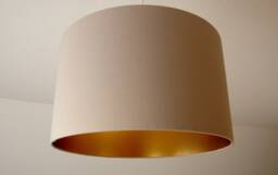 "Lampshade ""Taupe-Gold" - thumbnail 1
