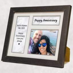 Personalised Couple Picture Frame - Valentine's Day Gift Anniversary Boyfriend Girlfriend Photo - thumbnail 3