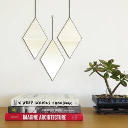 Wall Decor Mirror, Decorative Mirrors, Mirror Art, Trendy Hanging Geometric Decoration, Living Room - thumbnail 3