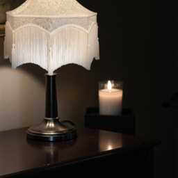 Handmade Downton Abbey Cream Cora Dove Floral Lampshades Fringe, Tassel & Braid, Bespoke British Made - thumbnail 2