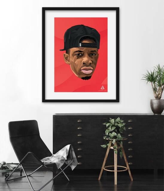 Tbjzl - Original Art Print, Wall Art, Home Decor, Youtube Sidemen Fan Gifts For Him, Kids - image 1