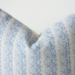 Indigo Striped Pillow Cover - thumbnail 3