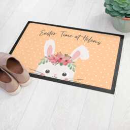 Personalised Easter Bunny Doormat - thumbnail 3