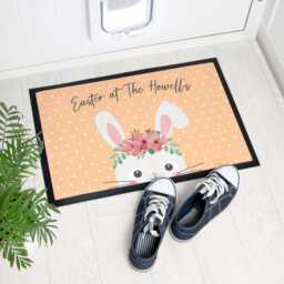 Personalised Easter Bunny Doormat