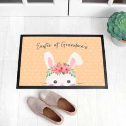Personalised Easter Bunny Doormat - thumbnail 2