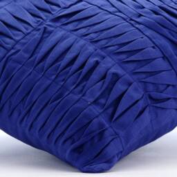"Cotton Linen Blue Couch Cushion 16""x16" - thumbnail 2