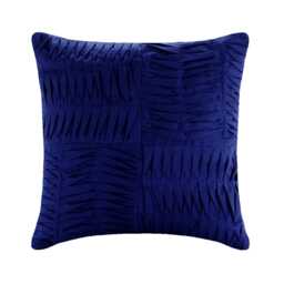 "Cotton Linen Blue Couch Cushion 16""x16" - thumbnail 1