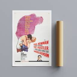 The Hustler - Paul Newman Movie Art Wrapped Framed Canvas Rolled Photo/Poster Print - thumbnail 3