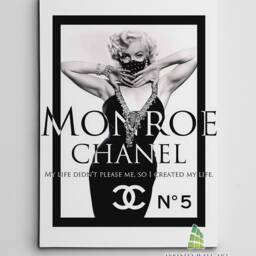 Monroe Quote Canvas Art Wall Print Picture Fashion Framed Home Decor -E29 - thumbnail 2