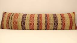 Extralong King Size Pillow Textile Cover, 12x47 - 30x120 cm Unique Lumbar Flaming Bedding Pillow Kilim Oblong, 4Oyf-176 - thumbnail 1