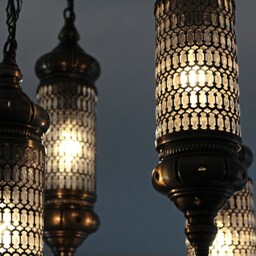 Chandelier Lamp, Light, Moroccan Light, Moroccan Lighting, Turkish Light, Moroccan Lamp, Moroccan Pendant, Moroccan Lantern - thumbnail 4
