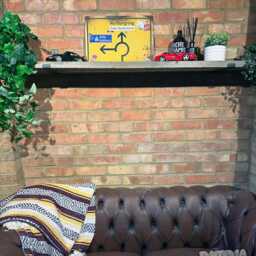 N??rburgring Street Sign Vintage Style Rusty Metal Mancave Wall Art - thumbnail 2