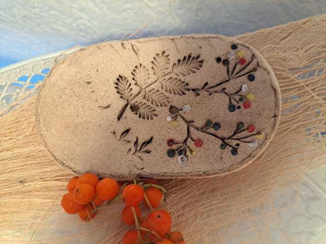 Ceramic Soap Dish Bud - image 1