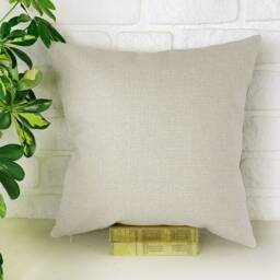 Cognac Faux Leather Pillow Cover Triangle Design, Modern Scandinavian Decor - thumbnail 4
