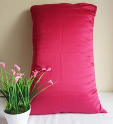 Satin Pillow Case, Silk Cover, Queen Size Case For Healthy Hair & Skin - thumbnail 1