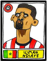 Sheffield United Vol 2 - No Score Draws Blades Going Up Edition A3 Print Of 24 Hand-Drawn Panini Doodles Sufc 22/23 Promotion Winners - thumbnail 3