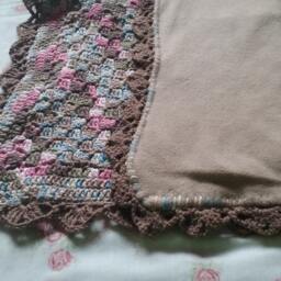 Crochet Baby Boy Blanket, Boy Blankets, Reversible Blanket, Fleece Blanket With Crocheted Edge, Fleece - thumbnail 2