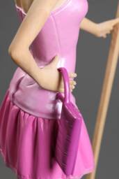 Origininal Woodsculpture// Pop Art Style, Contemporary Art, Barbie, Figurative Blonde Beauty - thumbnail 4