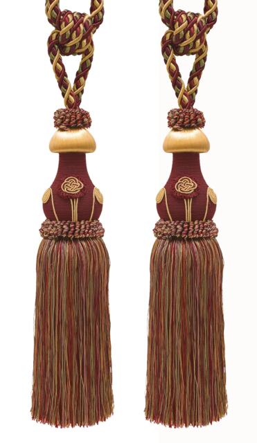 "D??copro Tassel Tieback, Length 12"" - 30.5cm, Spread 32" - image 1