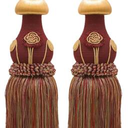 "D??copro Tassel Tieback, Length 12"" - 30.5cm, Spread 32" - thumbnail 3