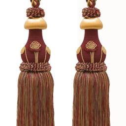 "D??copro Tassel Tieback, Length 12"" - 30.5cm, Spread 32" - thumbnail 2