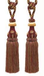 "D??copro Tassel Tieback, Length 12"" - 30.5cm, Spread 32" - thumbnail 1