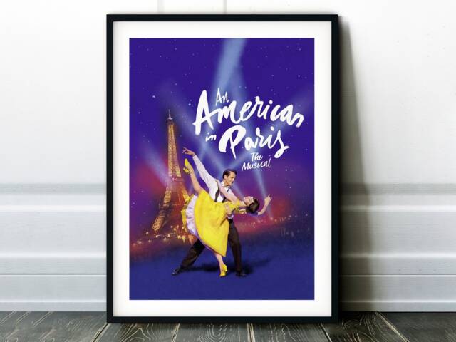 An American in Paris Musical Print Poster