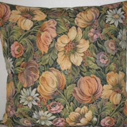 "Floral Pattern Decorative Pillow Cover-18""x18" - thumbnail 2