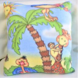 Jungle Animals Fleece Pillows - thumbnail 2