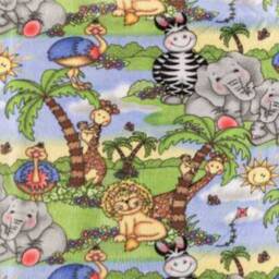 Jungle Animals Fleece Pillows - thumbnail 4