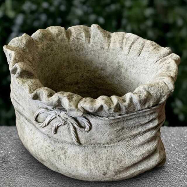 Garden Plant Pot Statue Concrete Flower Figurine Cement Planter Decoration Handmade Ornament Planter Lover Gift Yard Art - image 1