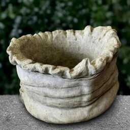 Garden Plant Pot Statue Concrete Flower Figurine Cement Planter Decoration Handmade Ornament Planter Lover Gift Yard Art - thumbnail 2