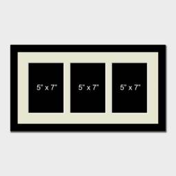"Multi Photo Picture Frame - Holds 3 5""x7" - thumbnail 2